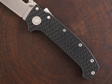 Titanium Dark Wash Hexi Scales for Demko AD20 - Straight Grip