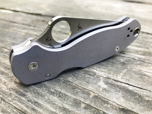 Titanium Scales for Spyderco Para 3