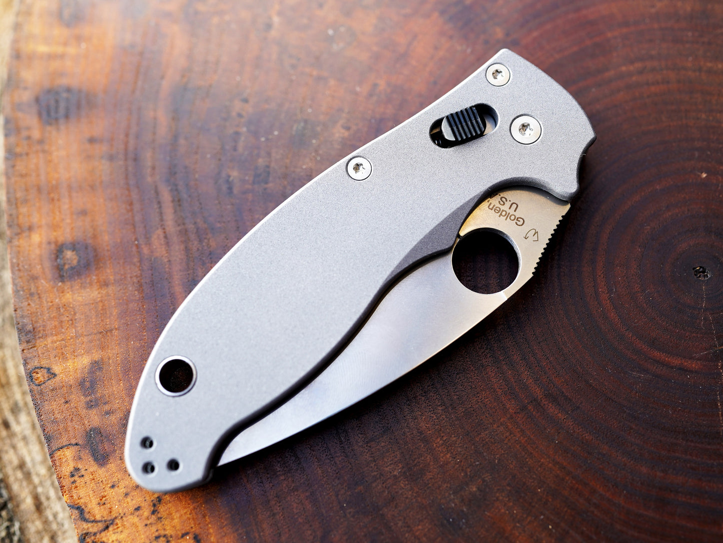 Titanium Scales for Spyderco Manix 2