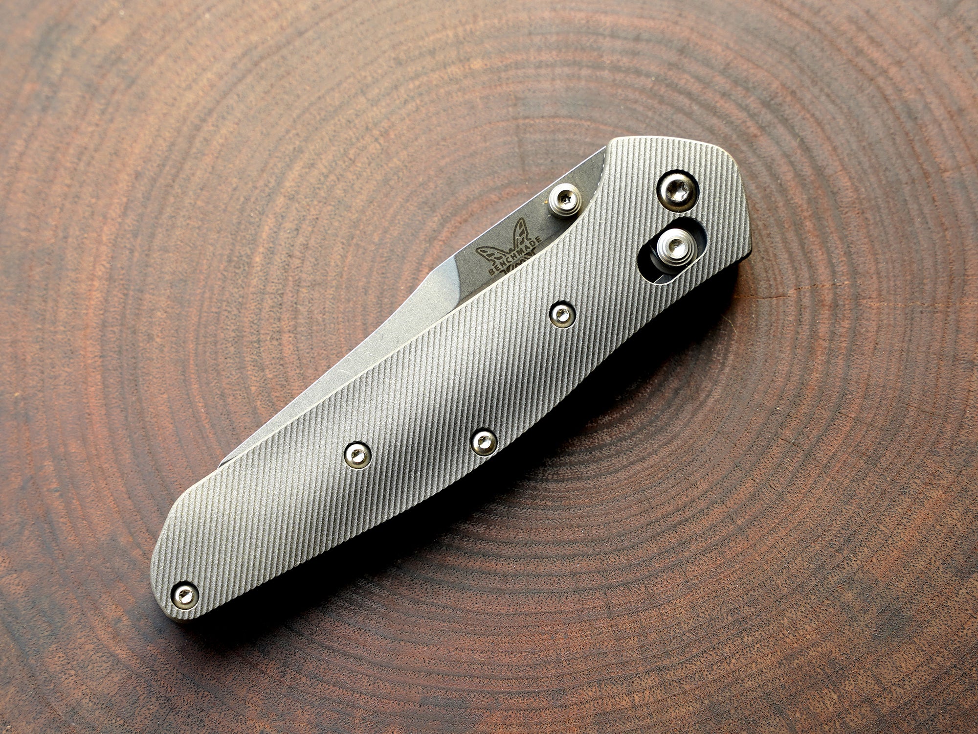 そーた様用 Titanium Hatch Scales for Benchmade Osborne 940 Series - AB