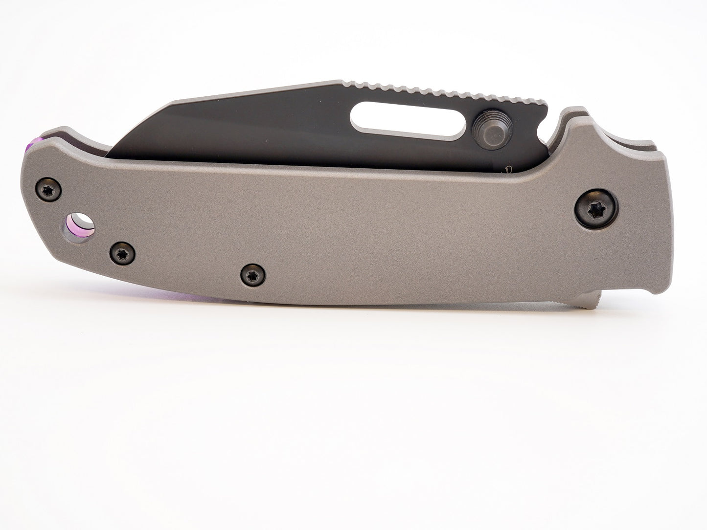 Titanium Scales for Demko AD20.5 - Straight Handle