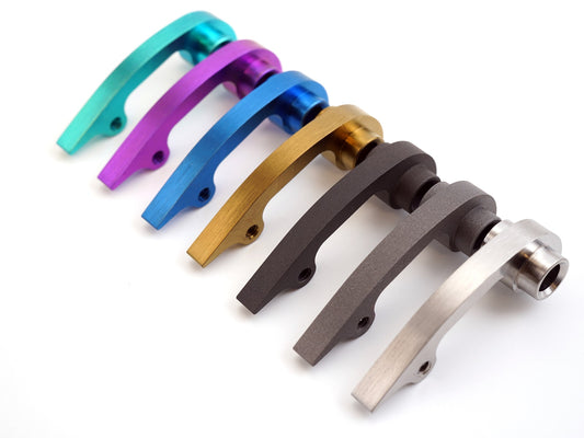 Titanium Flat Backspacer for Spyderco Para 3 - Lanyard