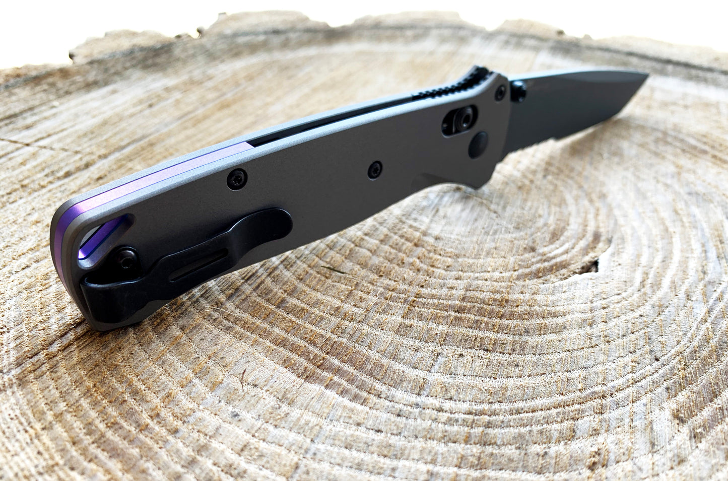 Titanium Scales for Benchmade Bailout 537 - Lanyard
