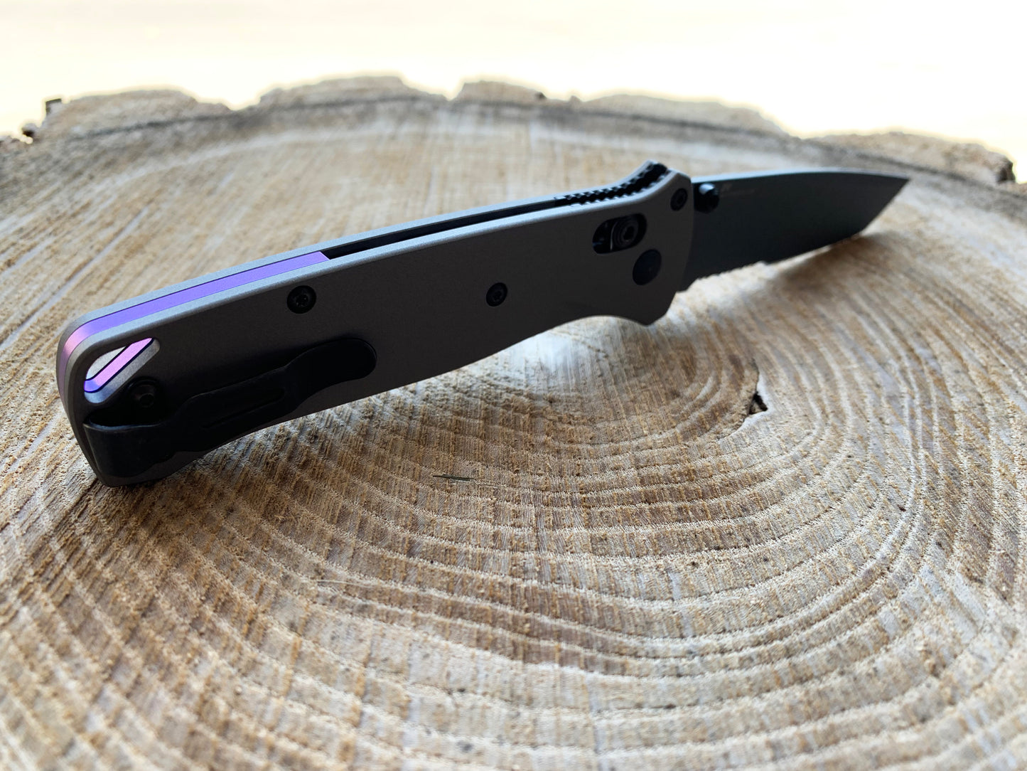 Titanium Flat Backspacer for Benchmade Bailout 537