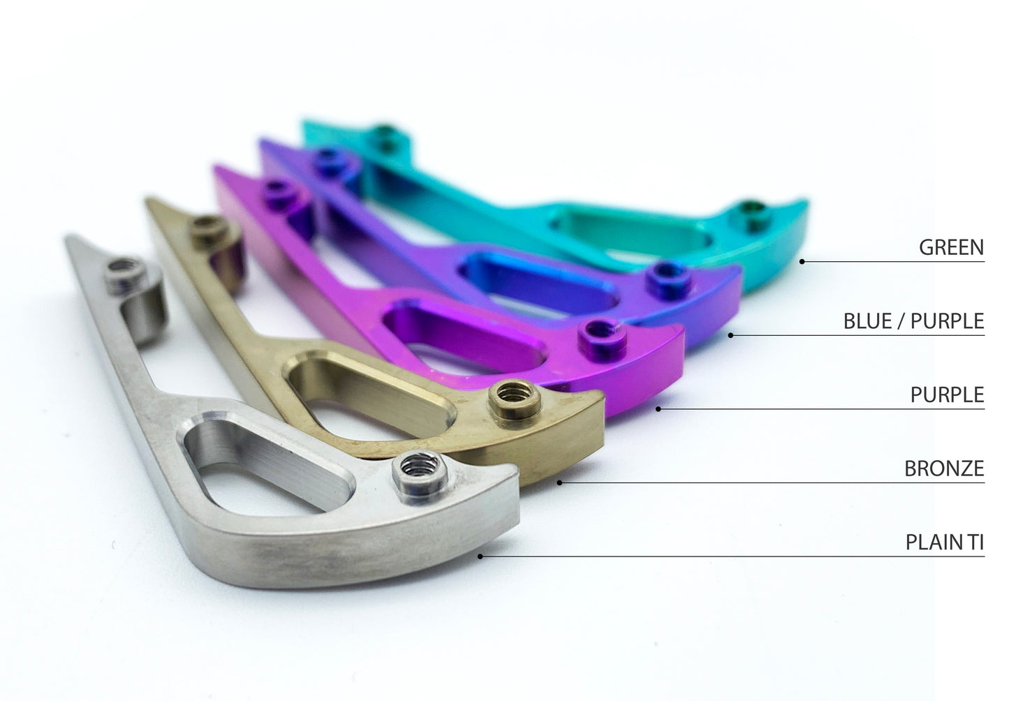 Titanium Flat Backspacer for Benchmade Bugout 535