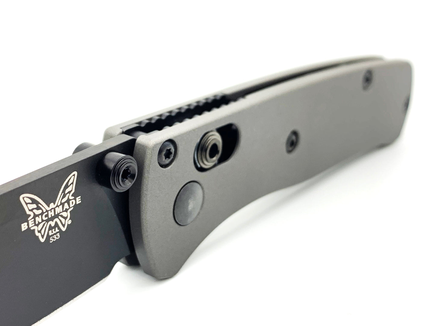 Titanium Scales for Benchmade Mini Bugout 533 - No Lanyard