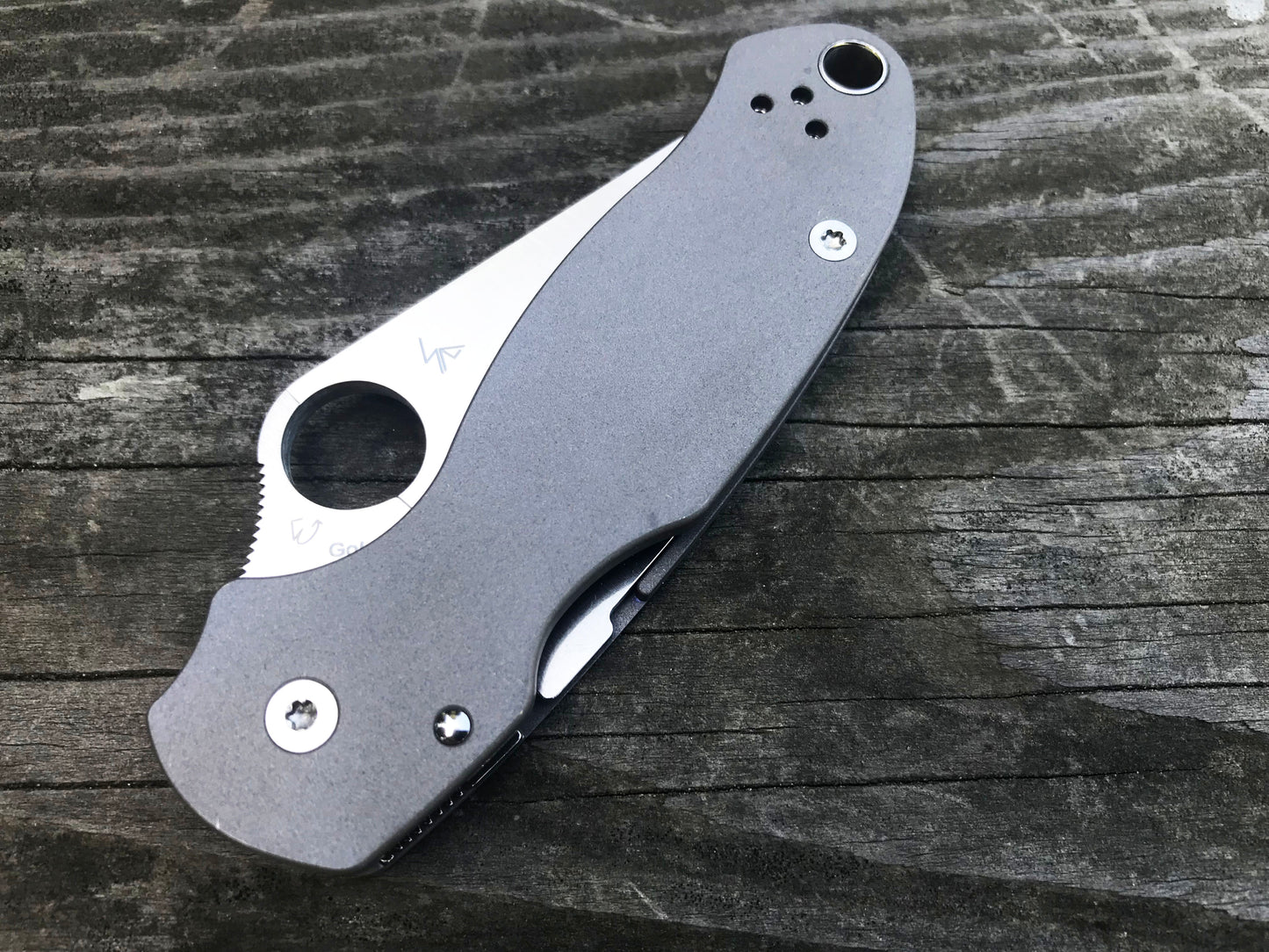 Titanium Scales for Spyderco Para 3