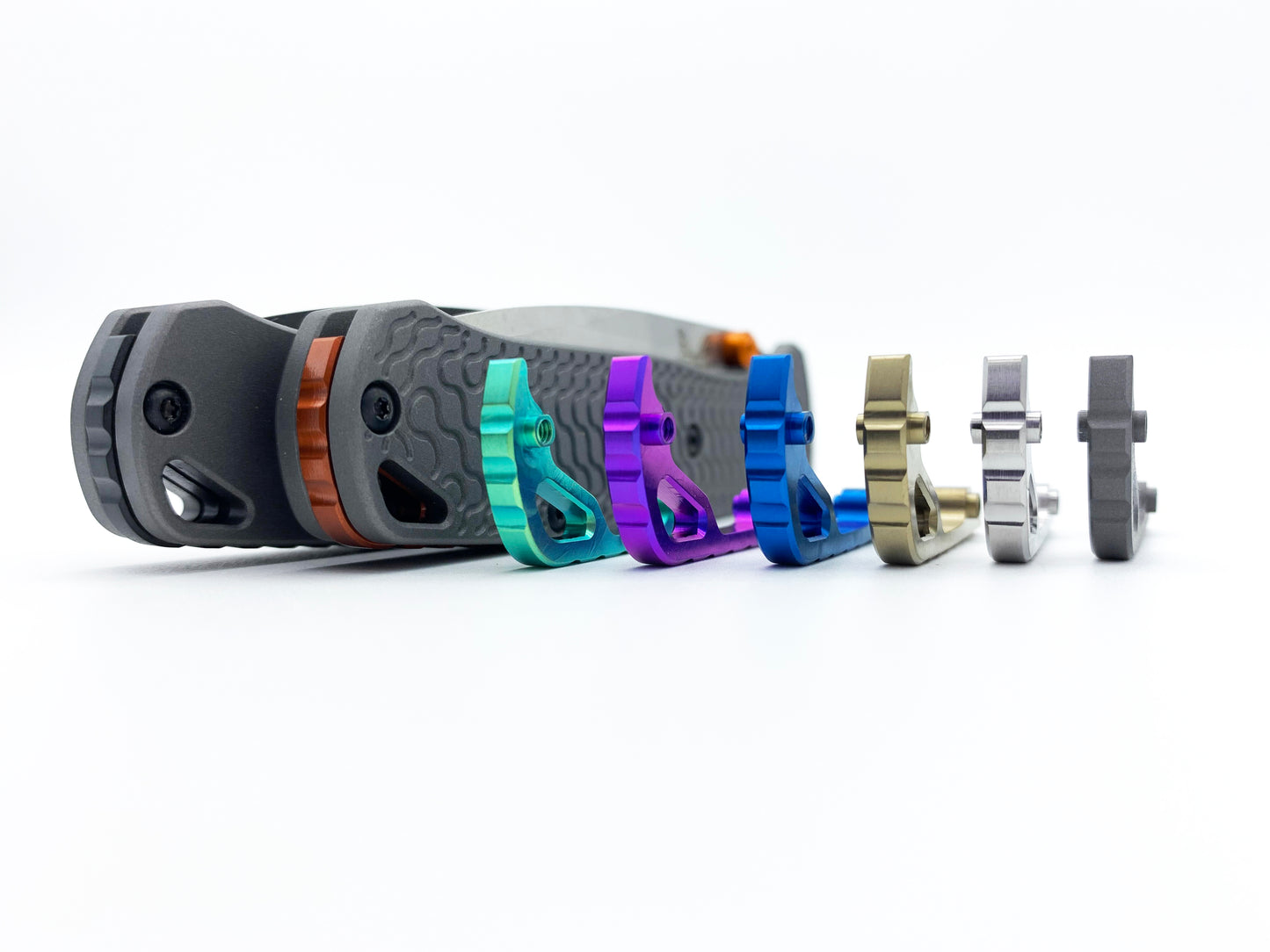 Titanium Gear Backspacer for Benchmade Mini Bugout 533