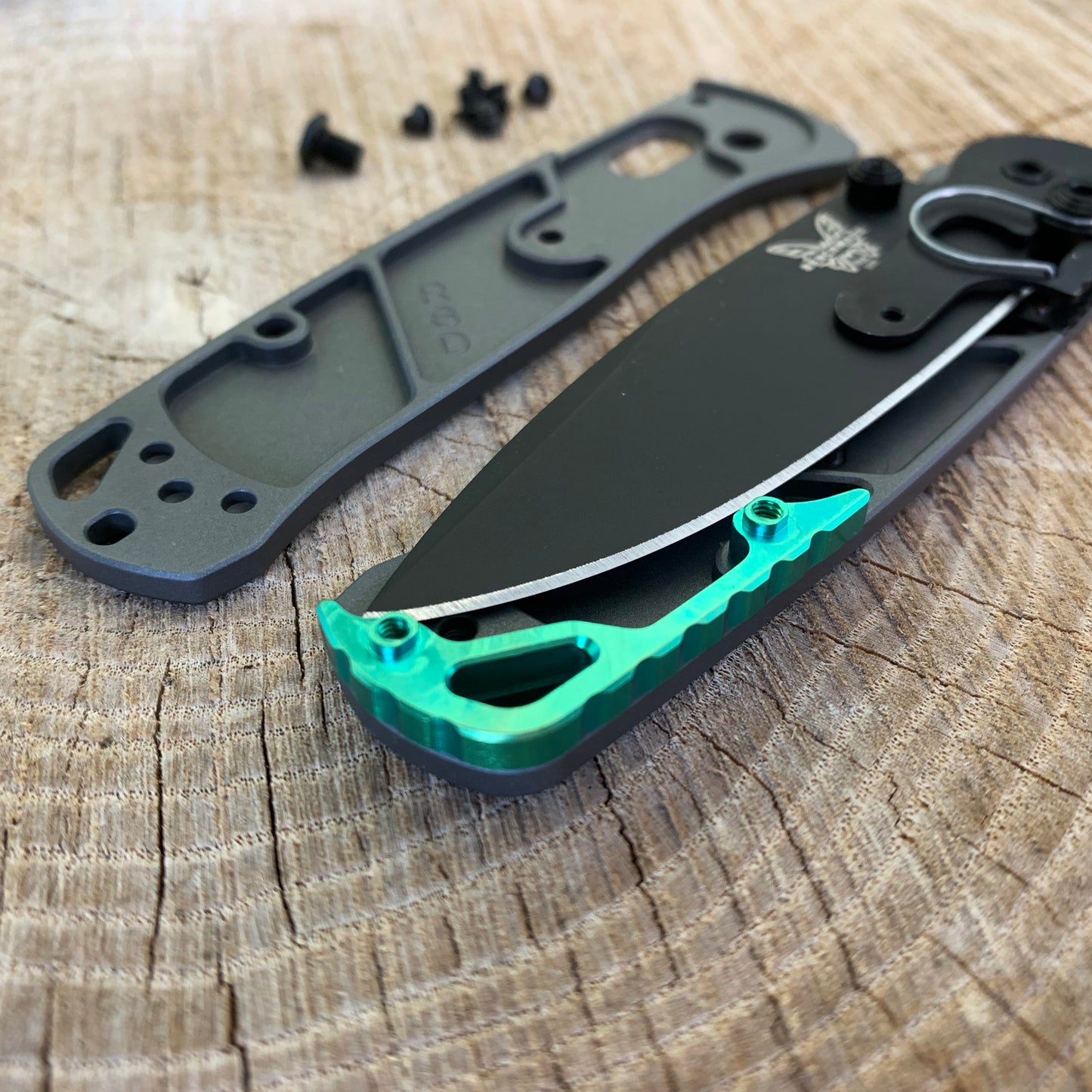 Titanium Gear Backspacer for Benchmade Mini Bugout 533
