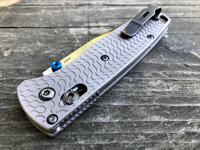 Titanium Critter Scales for Benchmade Bugout 535