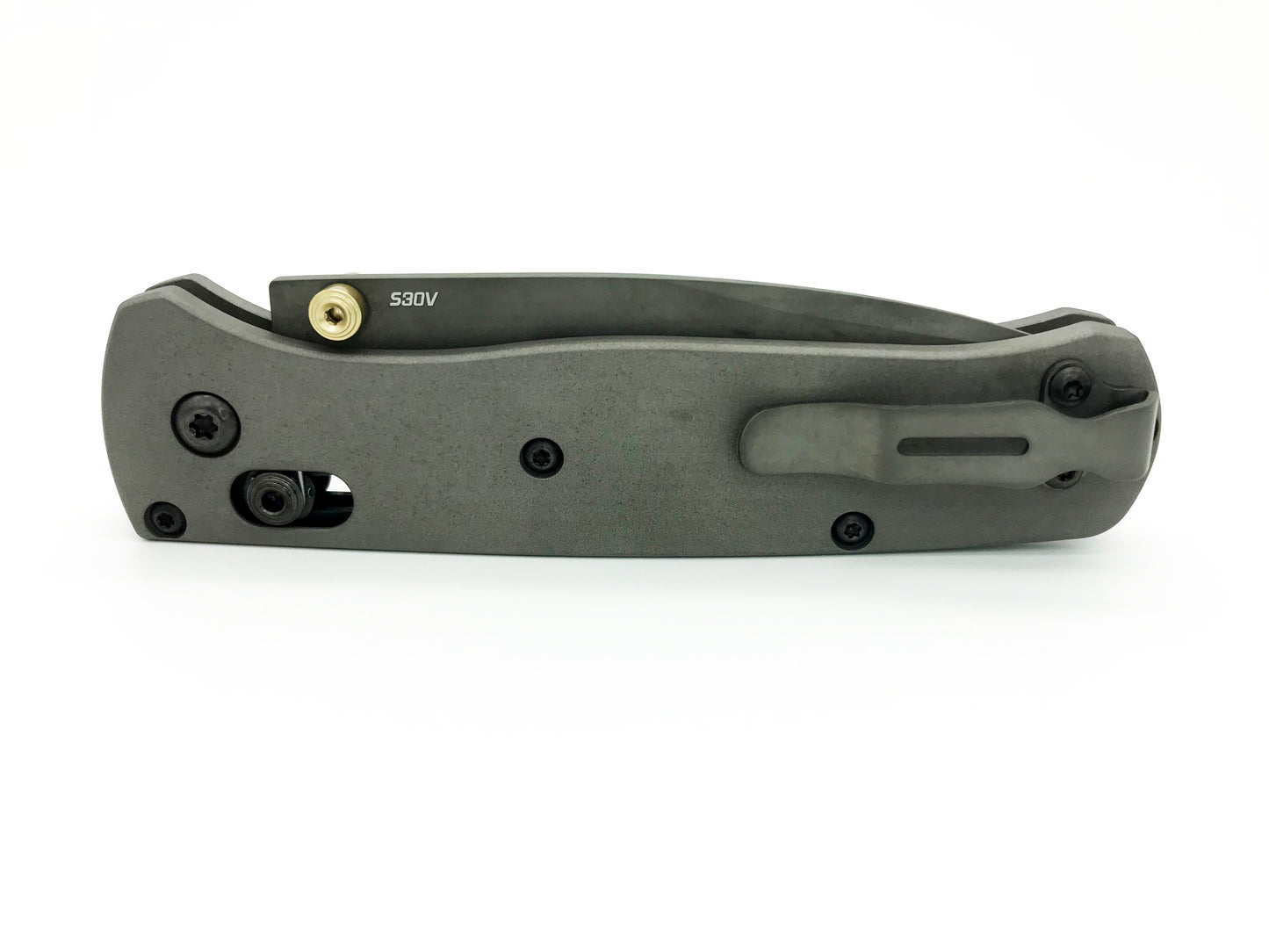 Titanium Scales for Benchmade Bugout 535 - No Lanyard