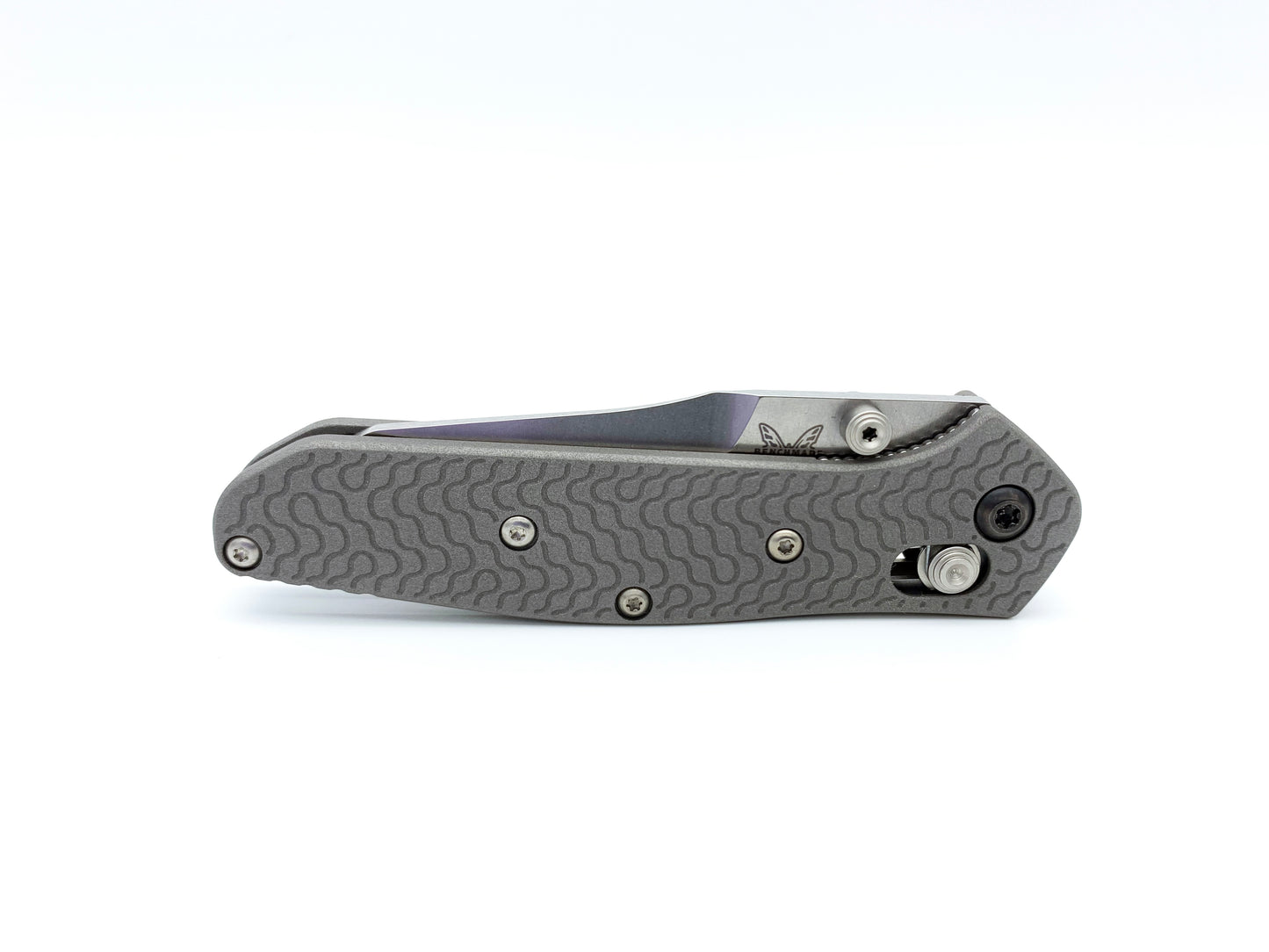 Titanium Critter Scales for Benchmade Mini Osborne 945 - AB
