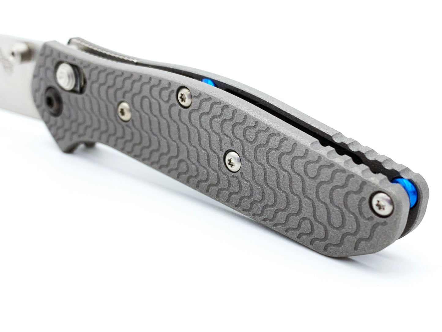 Titanium Critter Scales for Benchmade Mini Osborne 945 - AB