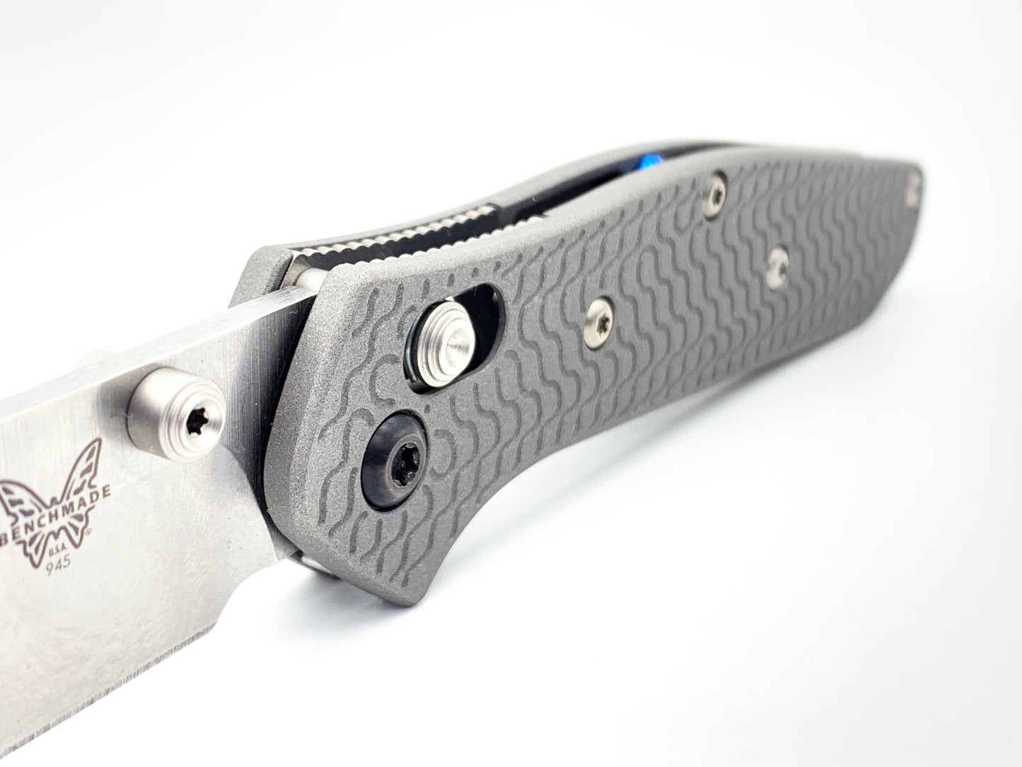 Titanium Critter Scales for Benchmade Mini Osborne 945 - AB