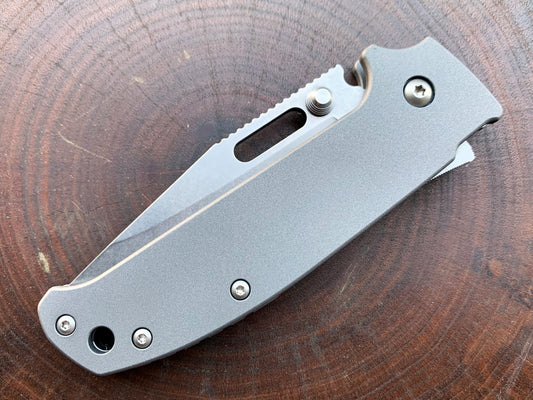 Titanium Scales for Demko AD20.5 - Straight Handle