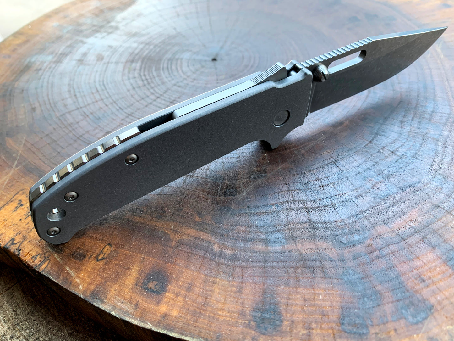Titanium Scales for Demko AD20.5 - Straight Handle